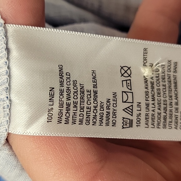 Tommy Bahama 100% Linen Tops Size Large - Picture 7 of 7